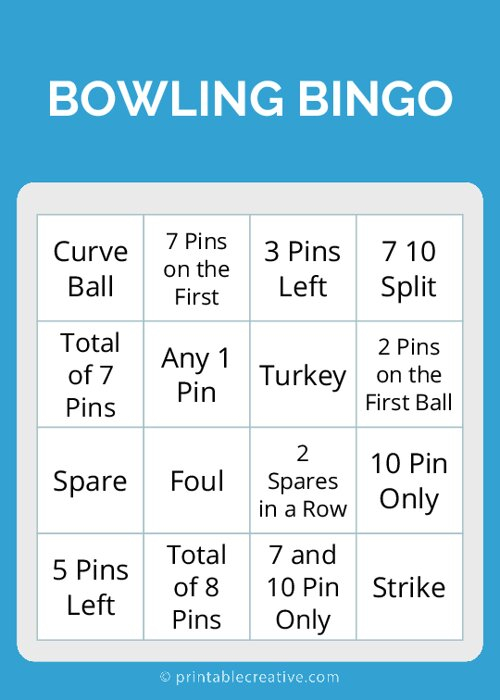 Bowling Bingo