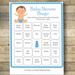 Boy Baby Shower Bingo Cards Baby Shower Bingo Game 40 Etsy