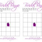 Bridal Bingo And A Free Printable A Bride On A Budget