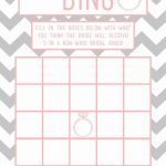 Bridal Shower Card Template New Bridal Bingo A Dash Chaos