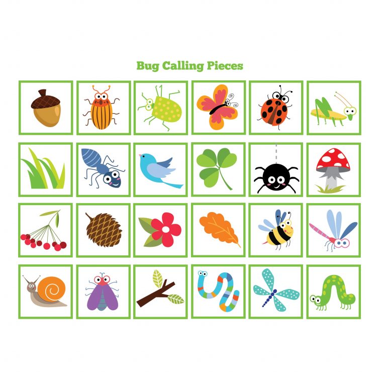 Bug BINGO Game Kid s Printable Bingo Game Bingo Game