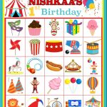 Carnival Bingo 30 Printable Cards Circus Bingo Party Etsy