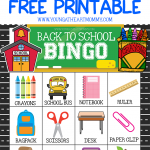Celebrate A New School Year With FREE Printable Back To