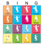 Chair Exercise Bingo Bingo Card