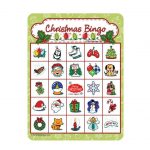 Christmas Bingo 25 Card Pack Colorful Holiday Bingo Cards