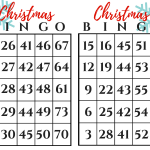 Christmas BINGO Gift Exchange Game December Pin