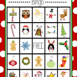 Christmas Bingo Printable Christmas Games Printable