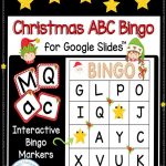 Christmas Interactive Digital Letter Bingo Game For Google