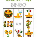 Cinco De Mayo Bingo Printable 3x3 Sprankel Online