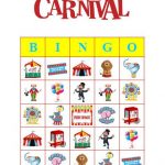 Circus Carnival Bingo 30 Printable Birthday Party Bingo