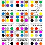 Color Bingo ESL Worksheet By LayanS Bingo Bingo For