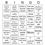 Conference Call Bingo Card