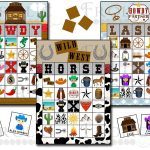 Cowboy Bingo 30 Printable Bingo Cards INSTANT DOWNLOAD