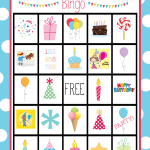 Cute Free Printable Birthday Bingo Game Valentine Bingo