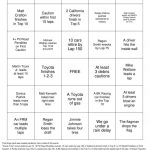 Daytona 500 BINGO Bingo Cards To Download Print And