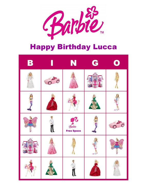 Details About ANY Themed Bingo Personalized Birthday Party 