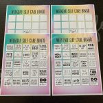 Digital Prints Self Care Bingo Premade Bingo Cards Etsy