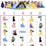 Disney Princess Bingo Including Elsa Anna Princess