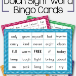 Dolch Bingo Cards Printable Printable Bingo Cards