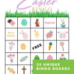 Easter BINGO Game DIY Printable PDF Easter Bingo
