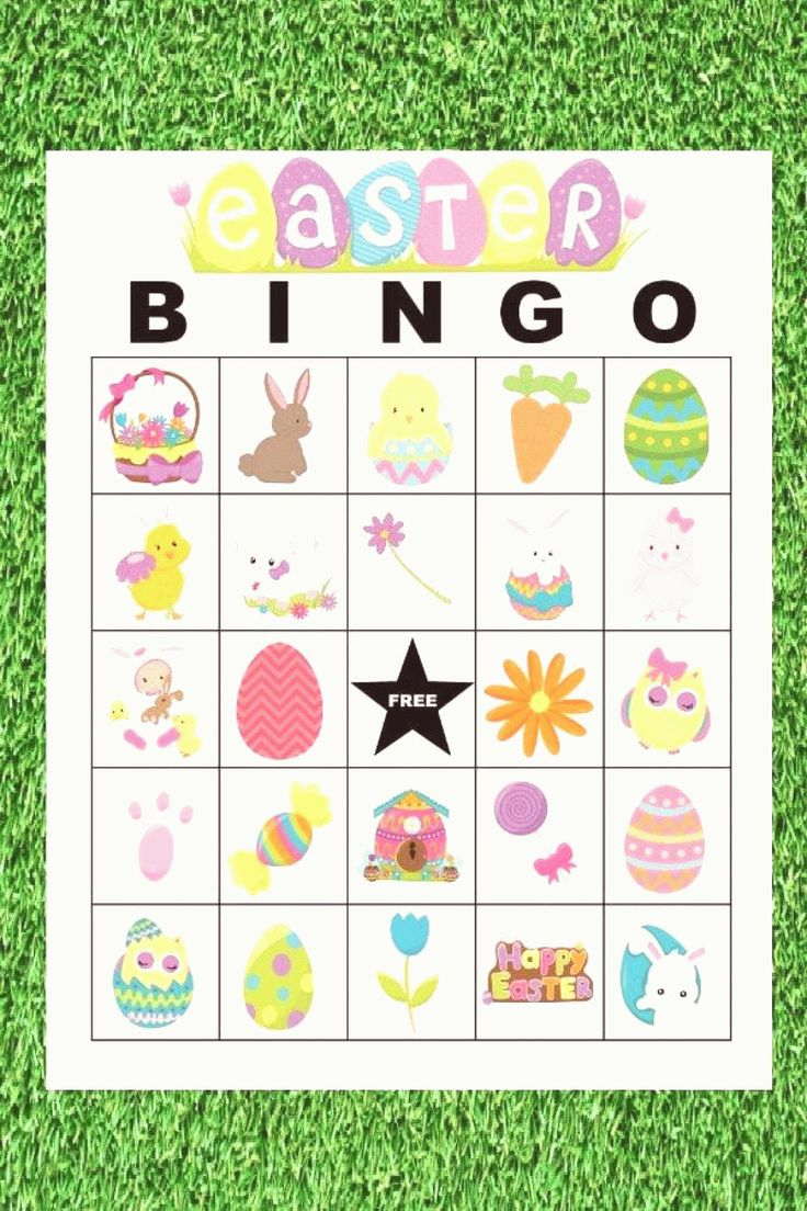 Easter Bingo Is A Fun Game To Play During Spring These 