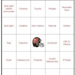 EASY PRINT Super Bowl 2021 COMMERCIALS Bingo Cards Digital