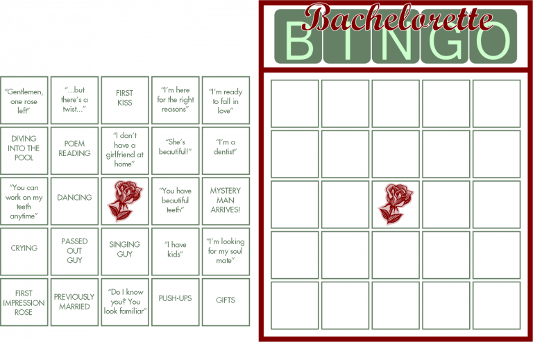 Embellish free Printable New Bachelorette Bingo Cards