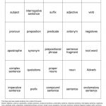 English Bingo Cards To Download Print And Customize