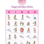 Fancy Nancy Birthday Party Game Bingo Cards Fancy Nancy