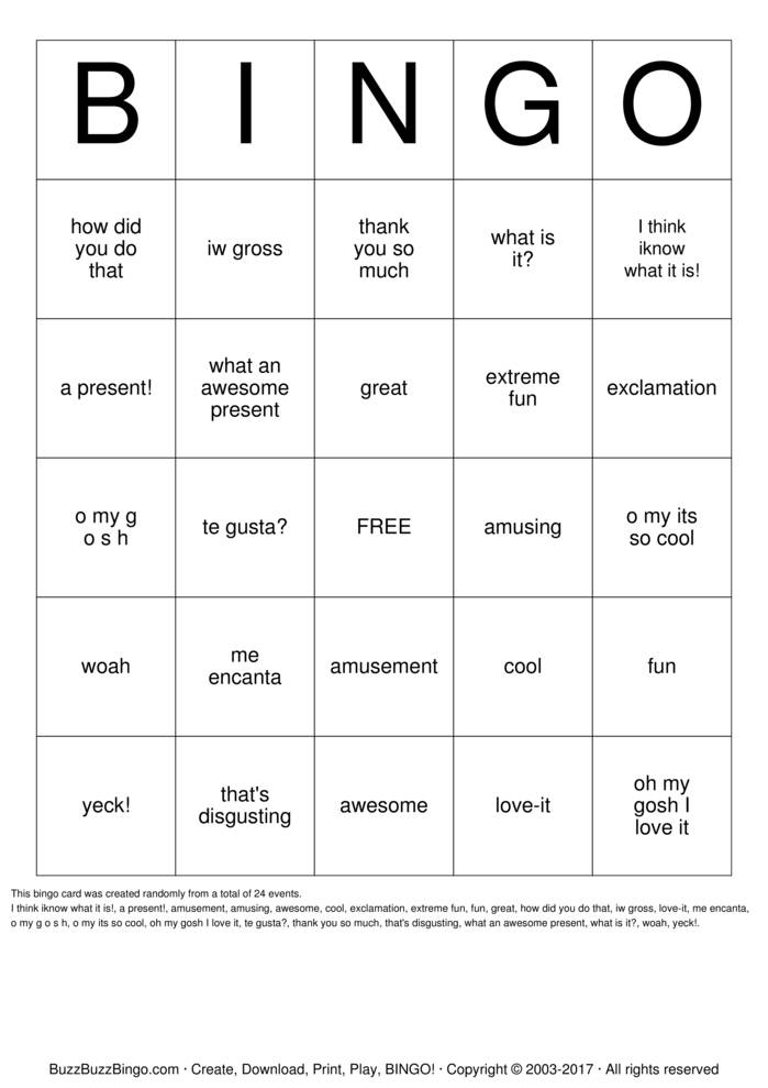 Feelings Bingo Cards To Download Print And Customize