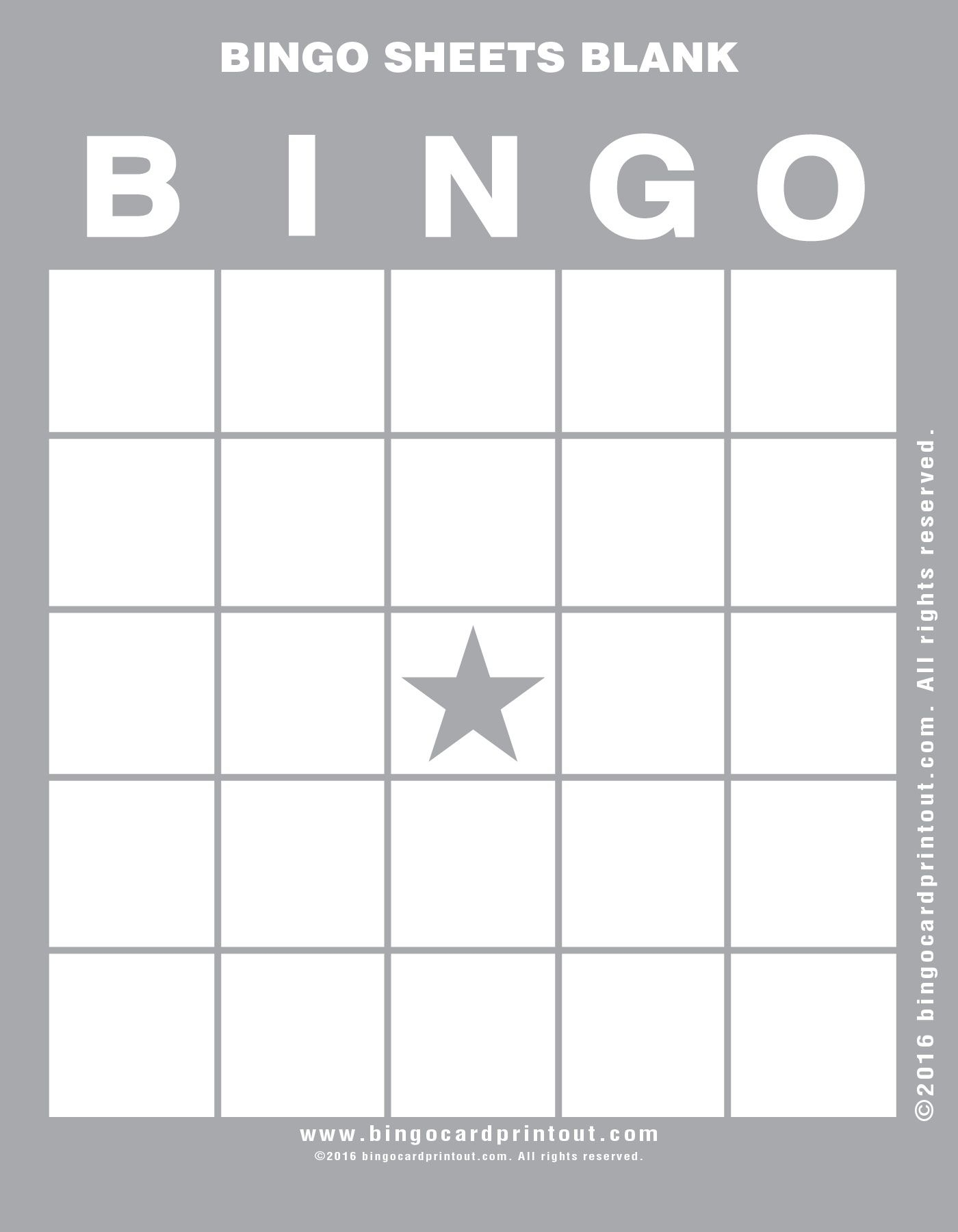 Fine Beautiful Free Printable Blank Bingo Template Halloween