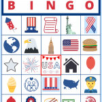 FREE 4th Of July BINGO Game Printable Fourth Of July