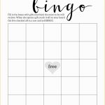 Free Baby Shower Bingo Blank Template Of Baby Shower Bingo