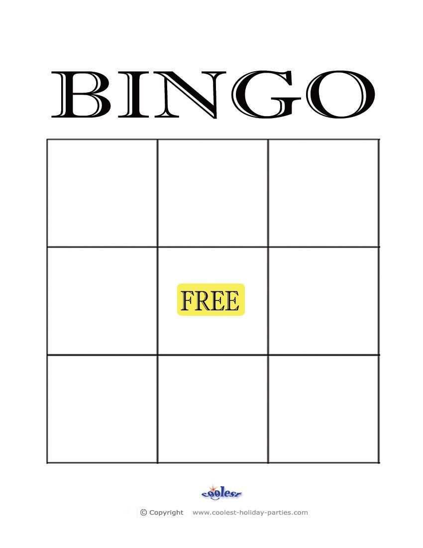 Free Bingo Card Template 5X5 Cards Design Templates