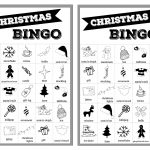 Free Christmas Bingo Printable Cards Paper Trail Design