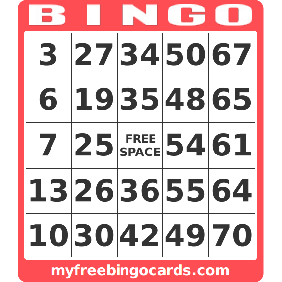 Free Custom Bingo Card Generator