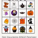 Free Halloween BINGO Printable For Little Kids