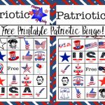 Free Printable 4th Of July Patriotic Bingo