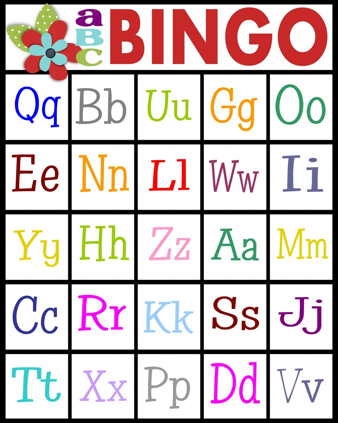 Free Printable Alphabet Bingo Cards Free Printable