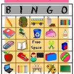 Free Printable Back To School Bingo Printable Activities