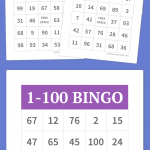 Free Printable Bingo Cards 1 100