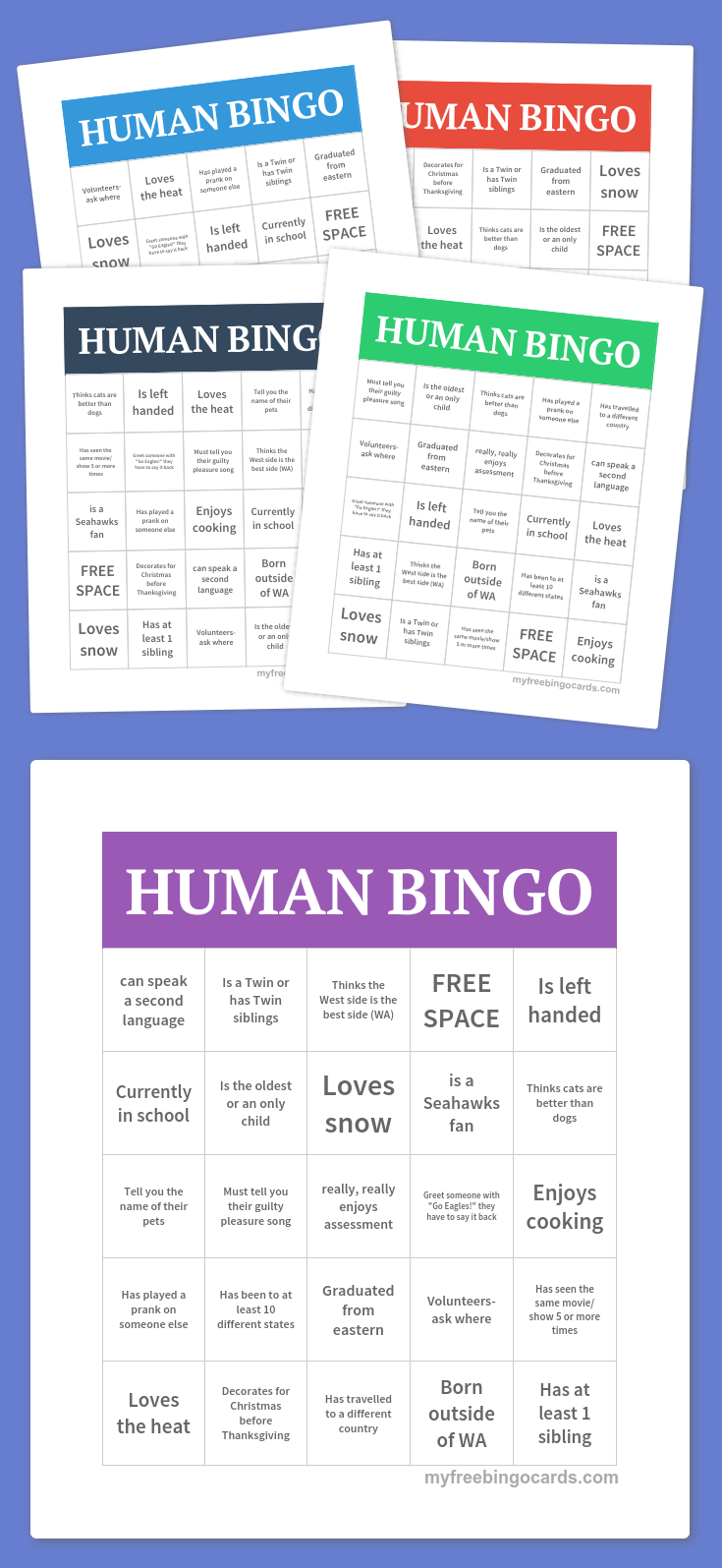Free Printable Bingo Cards Bingo Cards Printable