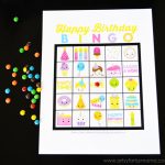 Free Printable Birthday Bingo Artsy fartsy Mama