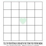 Free Printable Blank Baby Shower Bingo Cards Pdf