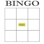Free Printable Blank Bingo Cards Template Bingo Card