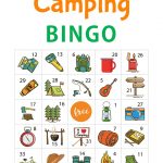 Free Printable Camping Bingo Fun Outdoor Activities For Kids