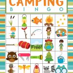 Free Printable Camping Bingo Game Happiness Is Homemade