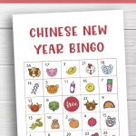 Free Printable Chinese New Years Eve Bingo Fun