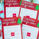 Free Printable Christmas Music Bingo Cards Play Party Plan