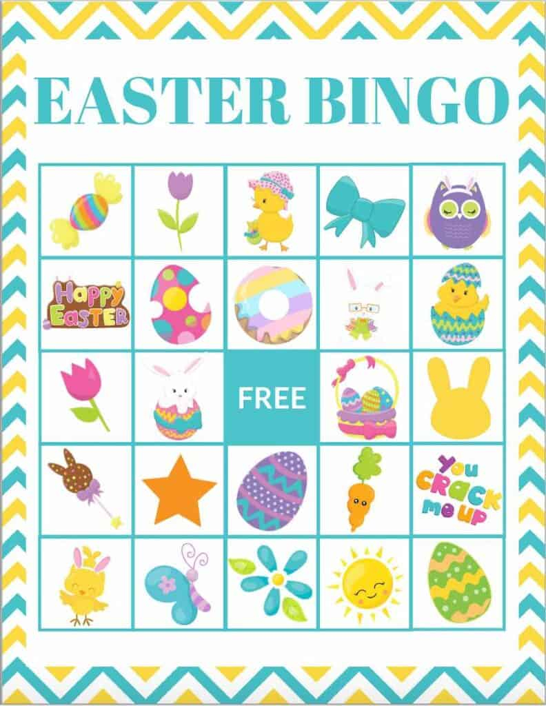 Free Printable Easter Bingo Cards